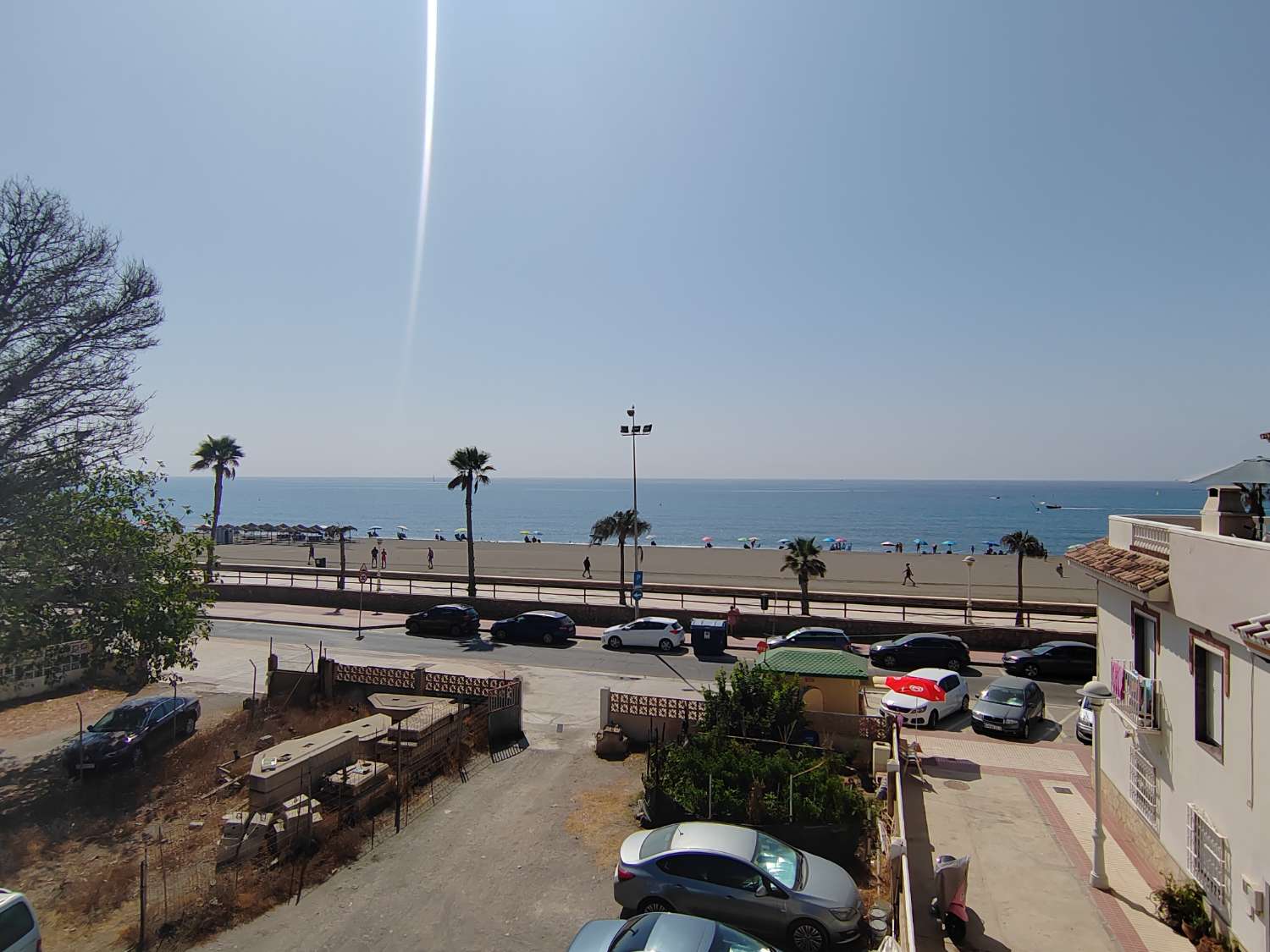 Hus vid stranden i Torre del Mar